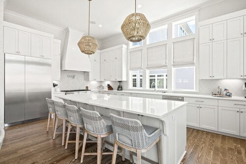 Walk to Seaside! Luxury 6BR w/ Private Pool, Golf Cart & Elevator | Sleeps 20