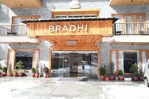 Majoituspaikan julkisivu