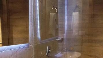 Family Room | Bathroom | Hair dryer, slippers, towels