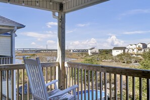 Property grounds - Sunset Horizon | Private Fenced-in Backyard | Surf City! (surf ctiy)