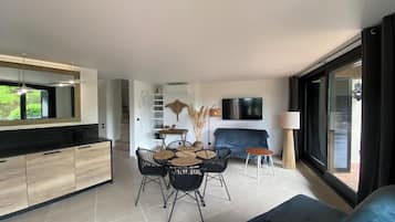 Appartement Exclusif | Cuisine privée | Réfrigérateur, micro-ondes, plaque de cuisson, lave-vaisselle