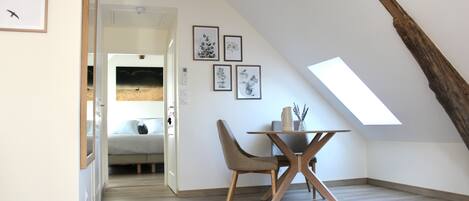 1 chambre, lit parapluie, Wi-Fi, draps fournis