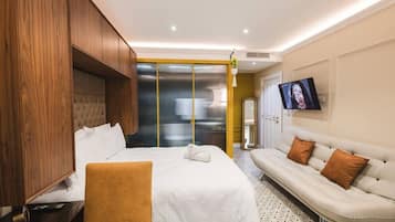 1 chambre, fer et planche à repasser, Wi-Fi gratuit, draps fournis