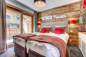 3 bedrooms, WiFi, bed sheets - 1st floor, balcony, tv, 75m², Morzine (Morzine)