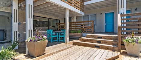 Façana frontal de l'allotjament