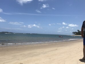 En la playa 
