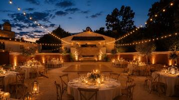 Espace banquet en plein air