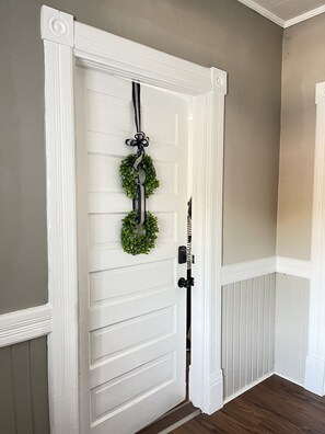 Interior - Walk to Mercer, Private Suite w/ Workspace, Fast WiFi + Parking (Macon)