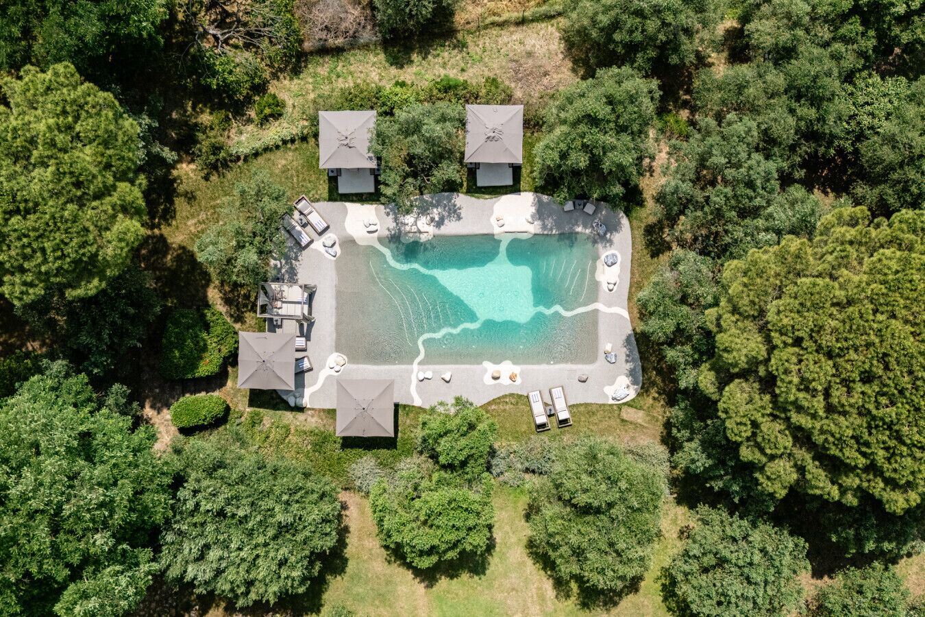 Una piscina riscaldata