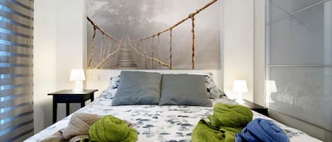 2 chambres, fer et planche Ă repasser, Wi-Fi gratuit, draps fournis
