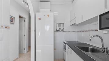 KĂŒhlschrank, Mikrowelle, Ofen, Herdplatte