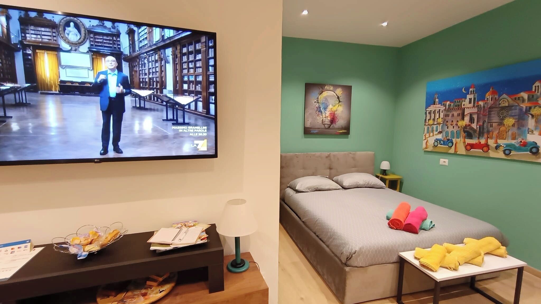 1 makuuhuone, silitysrauta/-lauta, ilmainen Wi-Fi, vuodevaatteet