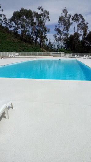 Una piscina climatizada
