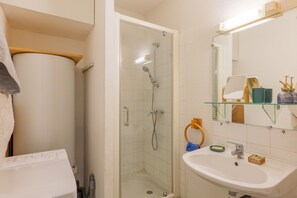 Shower, hair dryer