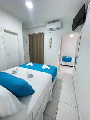 Hypo-allergenic bedding, free WiFi, bed sheets - Bene Beach - Guarujá (Guarujá)