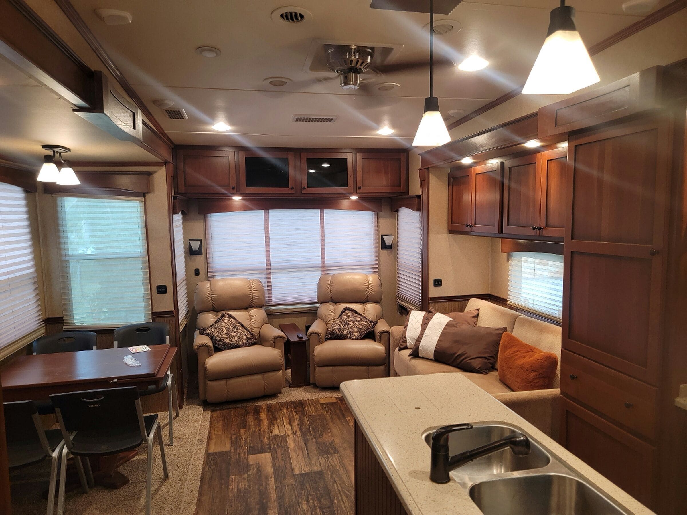 1 mile East of Disney, safe fenced property, lots of room for trailers and rigs!