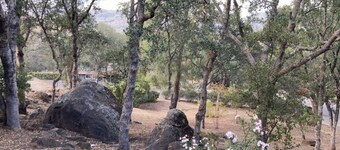 Hillside hideaway at the gateway to the Sequoias and Kings Canyon National Park.