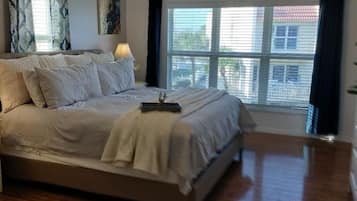 2 bedrooms, iron/ironing board, travel crib, WiFi