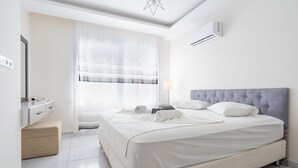 Family Apartment, 2 Bedrooms | Hypo-allergenic bedding available, iron/ironing board (on request) - Akon Home Otel (Mersin)