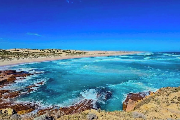 Private beach, white sand