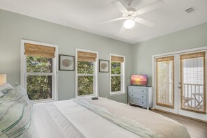 3 bedrooms, iron/ironing board, travel cot, WiFi