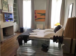 1 soverom, strykejern/-brett, wi-fi og sengetøy