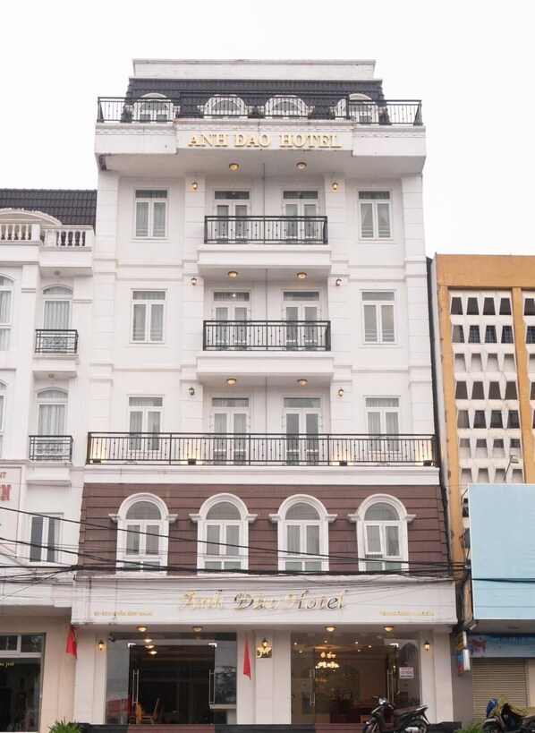 Overnatningsstedets facade