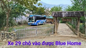 Front of property - Blue home (Mu Cang Chai)