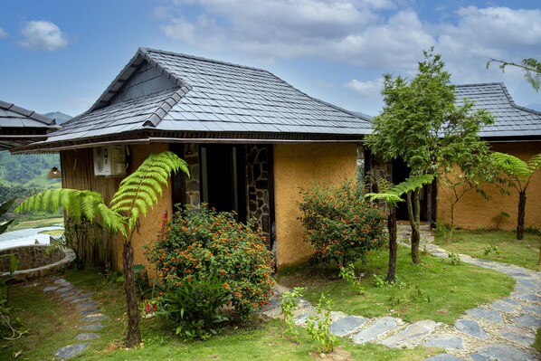 Bungalow - bjergudsigt | Terrasse/gårdhave