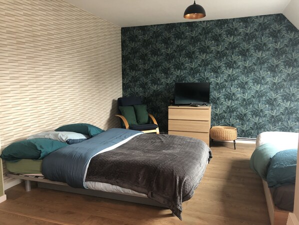 1 habitación, wifi y ropa de cama 