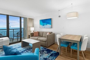 TV - Serenity: One Bedroom King Suite on the 1st Floor (Myrtle Beach)