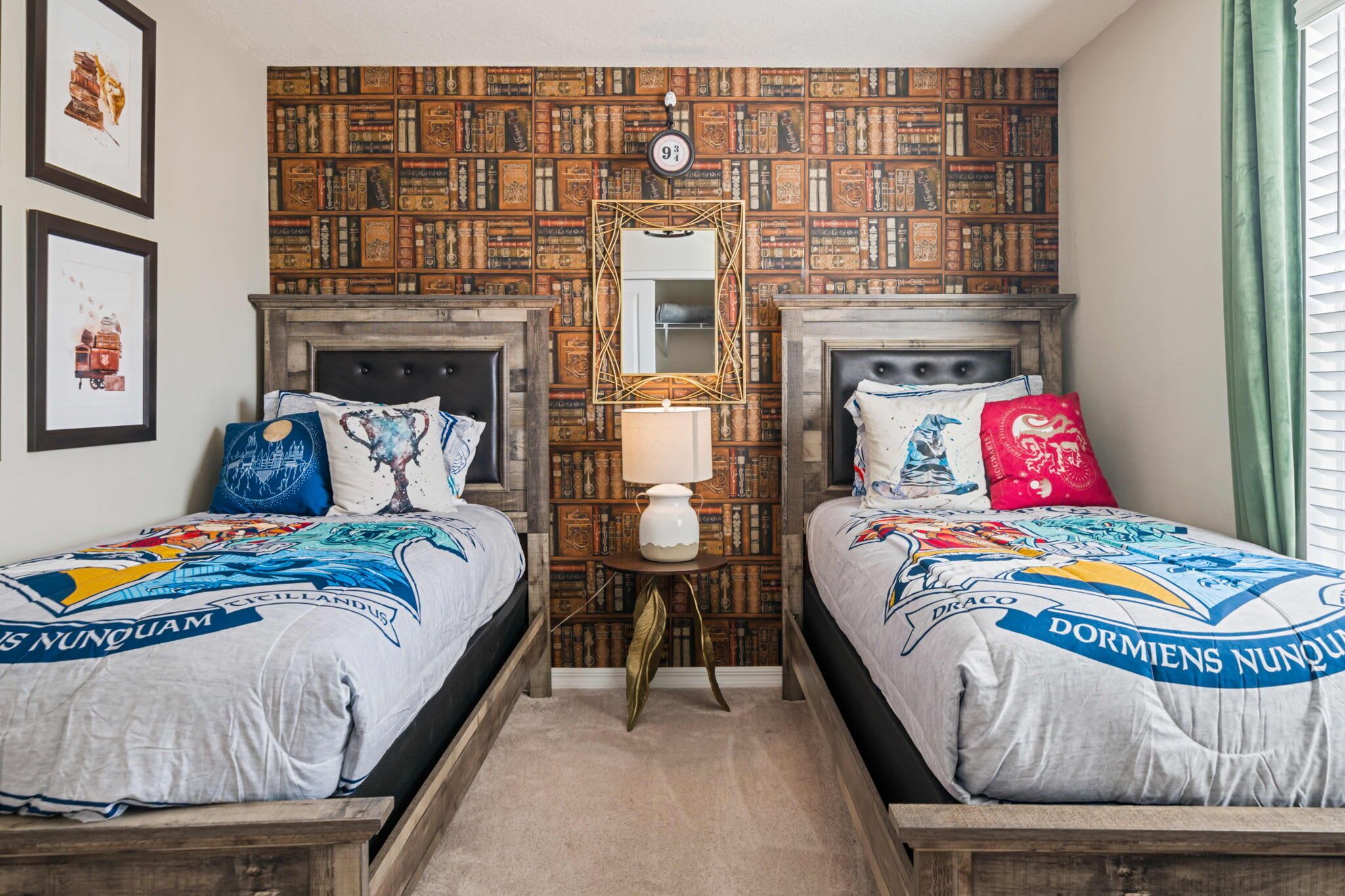 Enjoy comfort and space in this bright bedroom featuring two single beds, soft linens, and modern décor — perfect for kids, siblings, or travel companions.