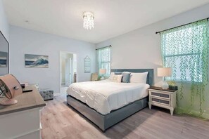 8 bedrooms, iron/ironing board, travel cot, WiFi