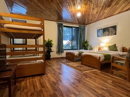 Habitación Deluxe doble | Sistema de insonorización, tabla de planchar con plancha, wifi gratis