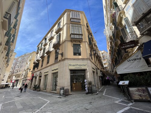 Historical living in the heart of Málaga with 3 BR and 2 bathrooms. Lift + WIFI