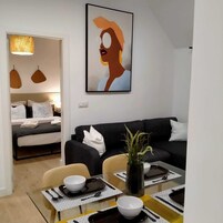 Superior Apartment (43) | Living area | Flat-screen TV