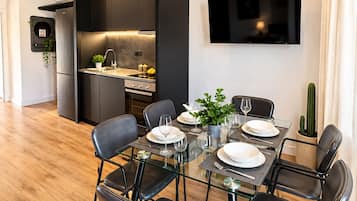 Superior Apartment (44) | Living area | Flat-screen TV