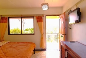 1 kamar tidur dan seprai linen
