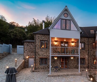 Dandy Villas Karpenisi- Snowflake Private & Lux 3story Chalet - The Snowy Heaven