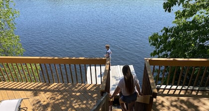 Serene 2-bedroom, 2-bath lakefront retreat on scenic Staffordville Lake