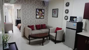 Apartemen Deluks | Dapur kecil pribadi | Lemari es kecil