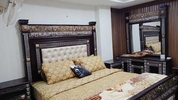 Apartemen Deluks | 1 kamar tidur, setrika/meja setrika, dan Wi-Fi gratis