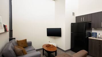 Smart TV, table football, books