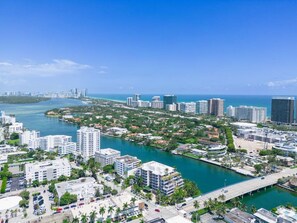 Aerial view - Relax & Explore: Mins to Beach, Bal Harbour Shops (Bay Harbor Islands)