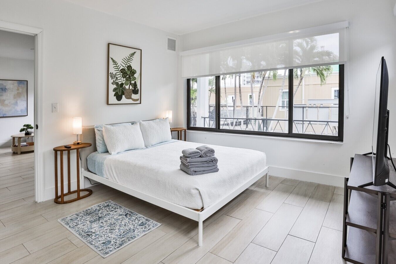 2 bedrooms, iron/ironing board, travel crib, free WiFi