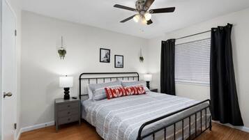 3 bedrooms, iron/ironing board, travel cot, free WiFi