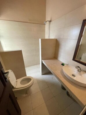 ห้องดีลักซ์ดับเบิล | ห้องน้ำ | ฝักบัว, ของใช้ในห้องน้ำระดับพรีเมียม, รองเท้าสวมภายในห้อง, ผ้าเช็ดตัว