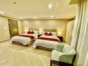 ห้องดีลักซ์ดับเบิล | ห้องเก็บเสียง, เตารีด/โต๊ะรีดผ้า, Wi-Fi ฟรี