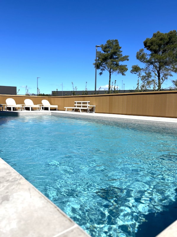 Seasonal outdoor pool