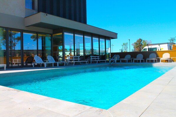 Seasonal outdoor pool